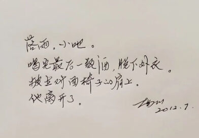 郑南川的诗： 我和我小时候的一次对话